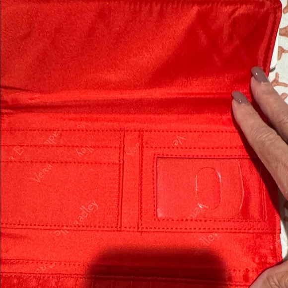 Vera Bradley Quilted Red Clutch - Picture 2 of 2